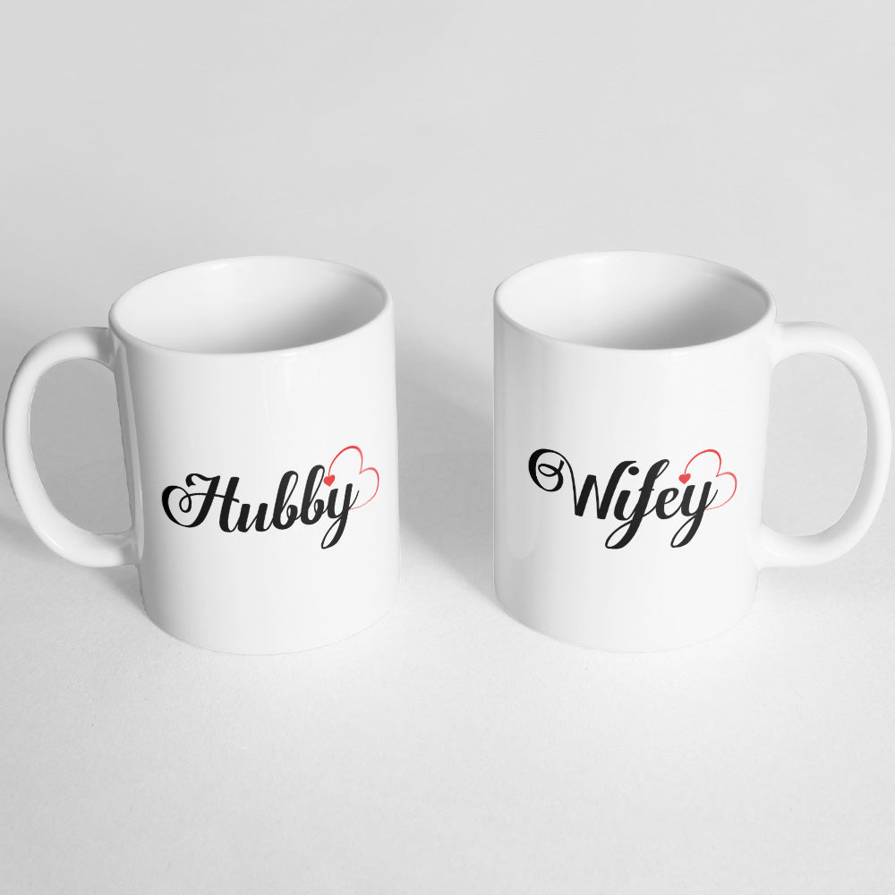 Hubby and Wifey Mugs - Monkey Duo ®