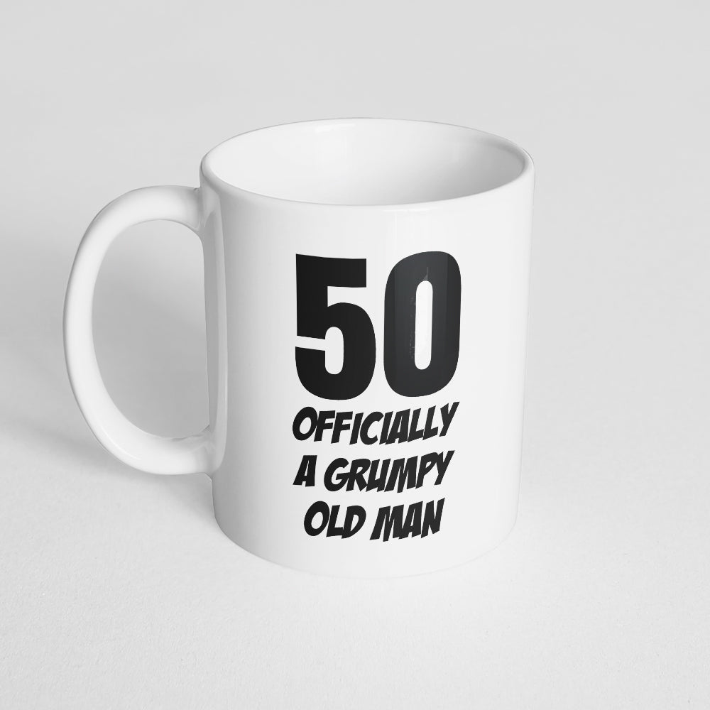 50 Officially A Grumpy Old Man Mug - Monkey Duo ®