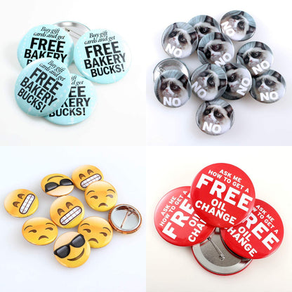 Custom Buttons, Custom Pins Design Your Own Personalized Pinback Button Badges
