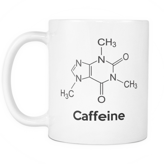 Caffeine Molecule Mug - Monkey Duo ®
