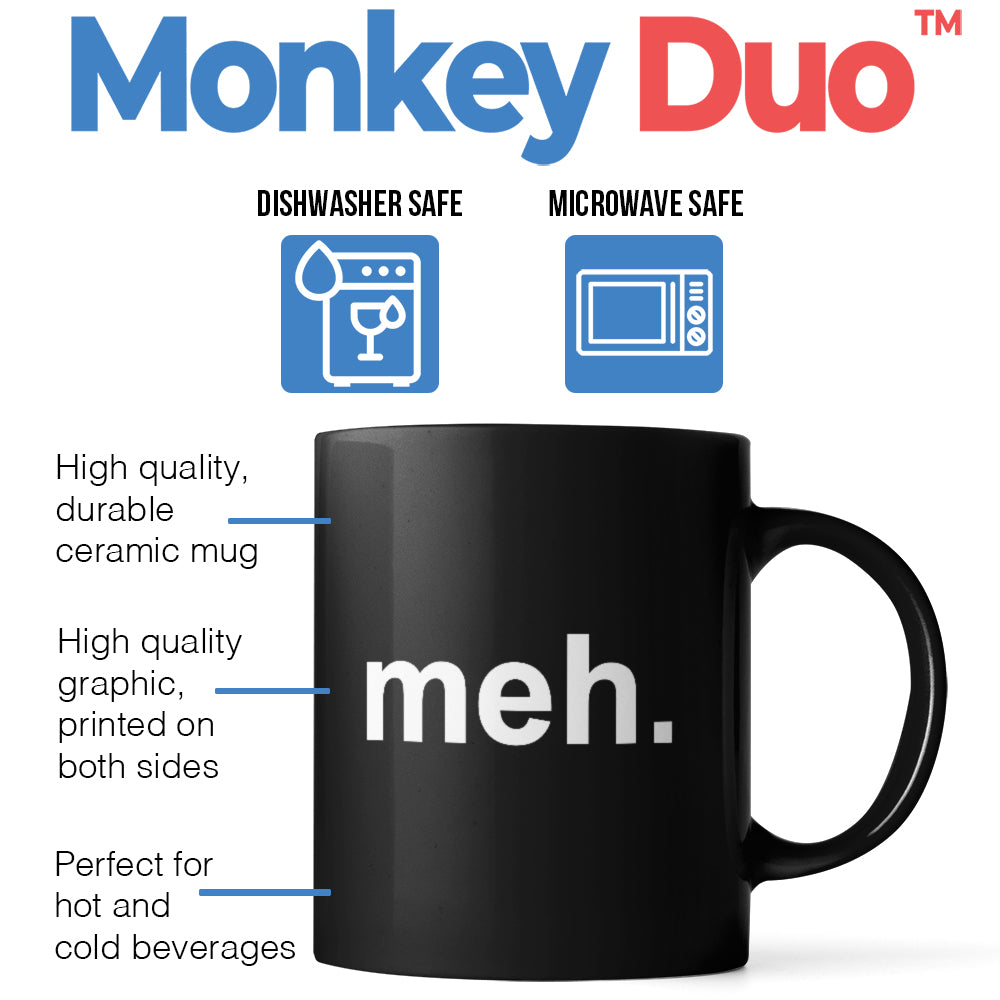 Meh Mug - Monkey Duo ®