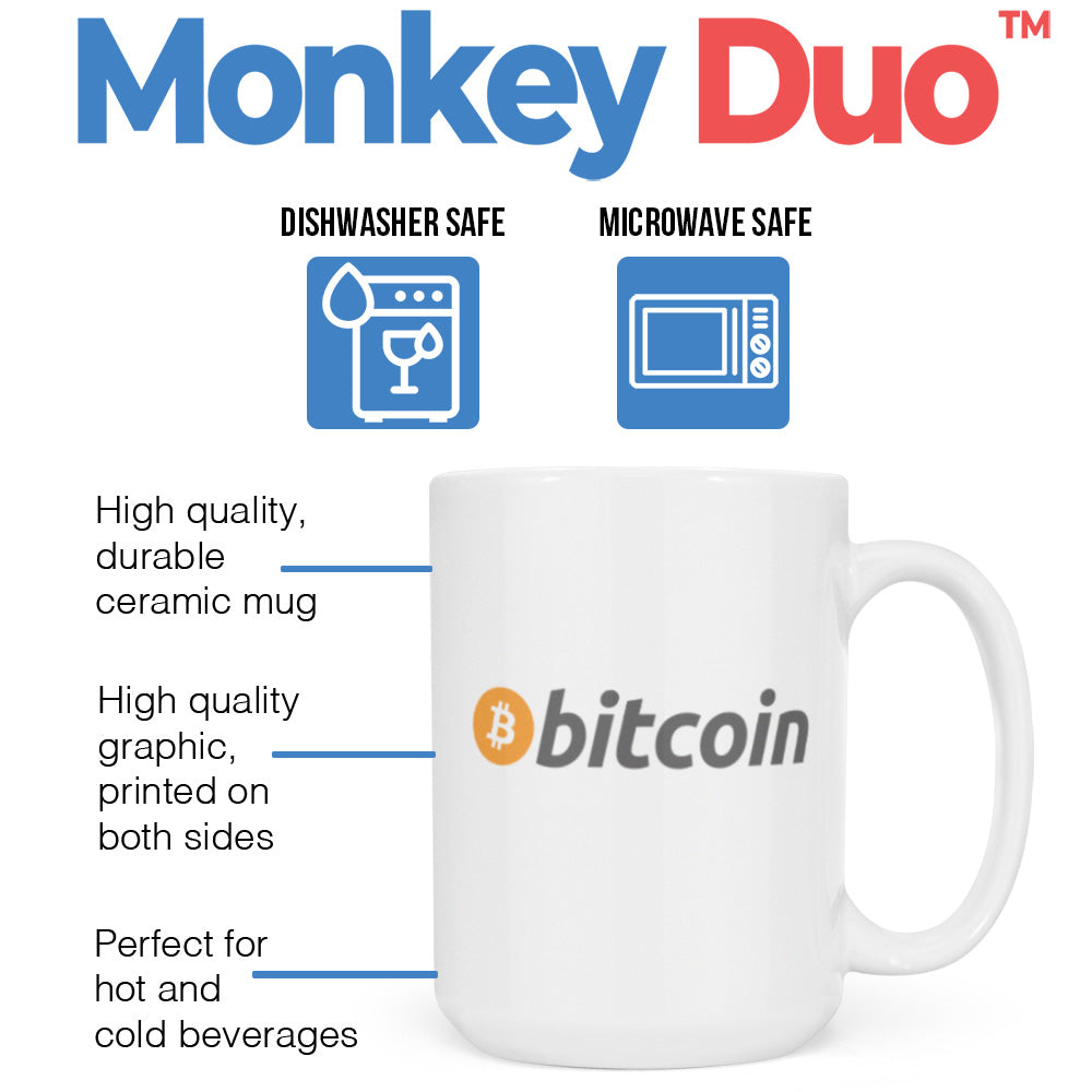 Bitcoin Mug - Monkey Duo ®