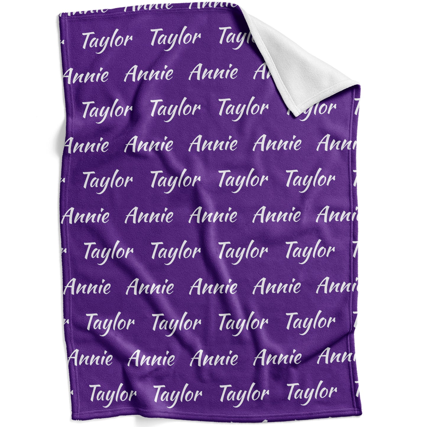 Personalized Baby Blanket - Purple