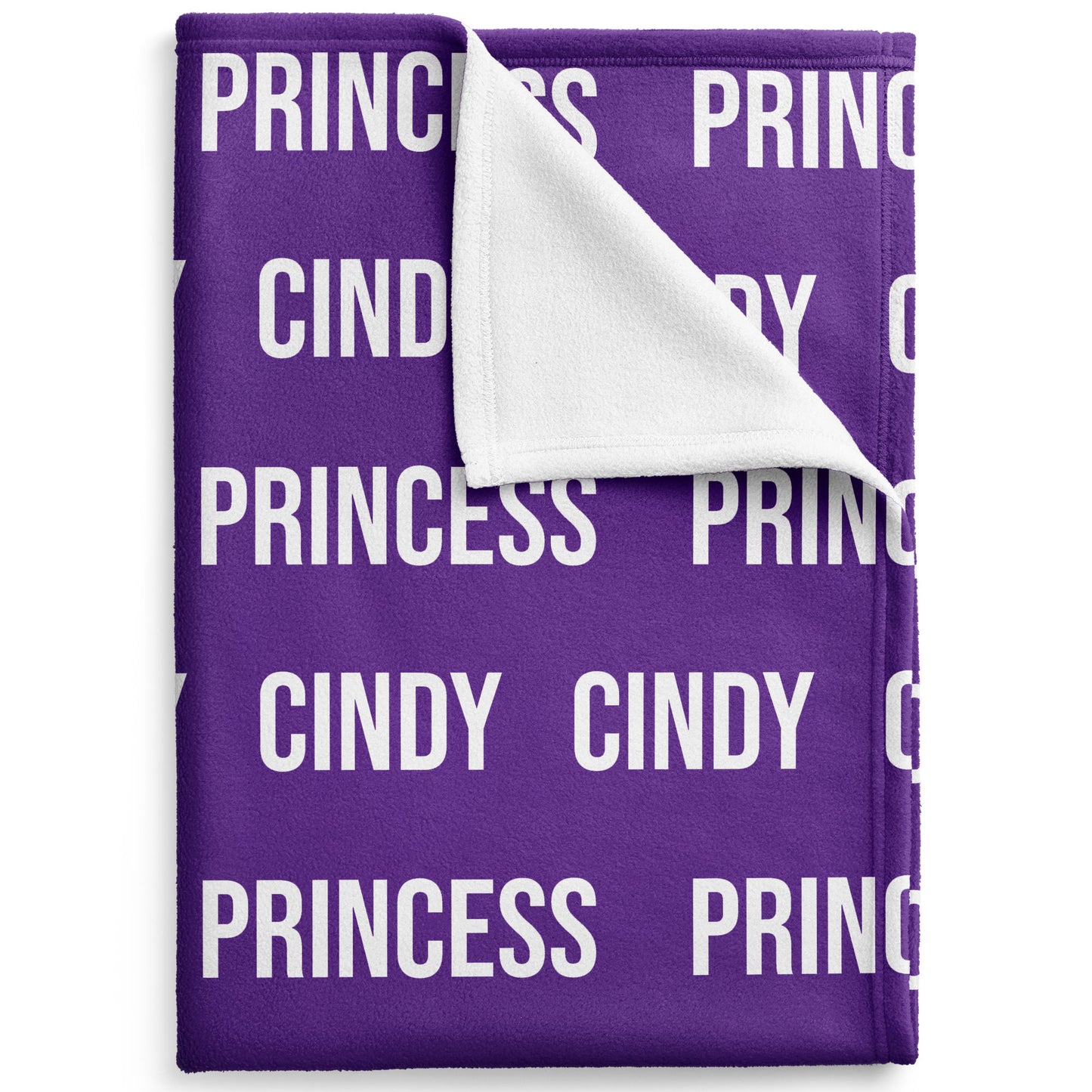 Personalized Baby Blanket - Purple
