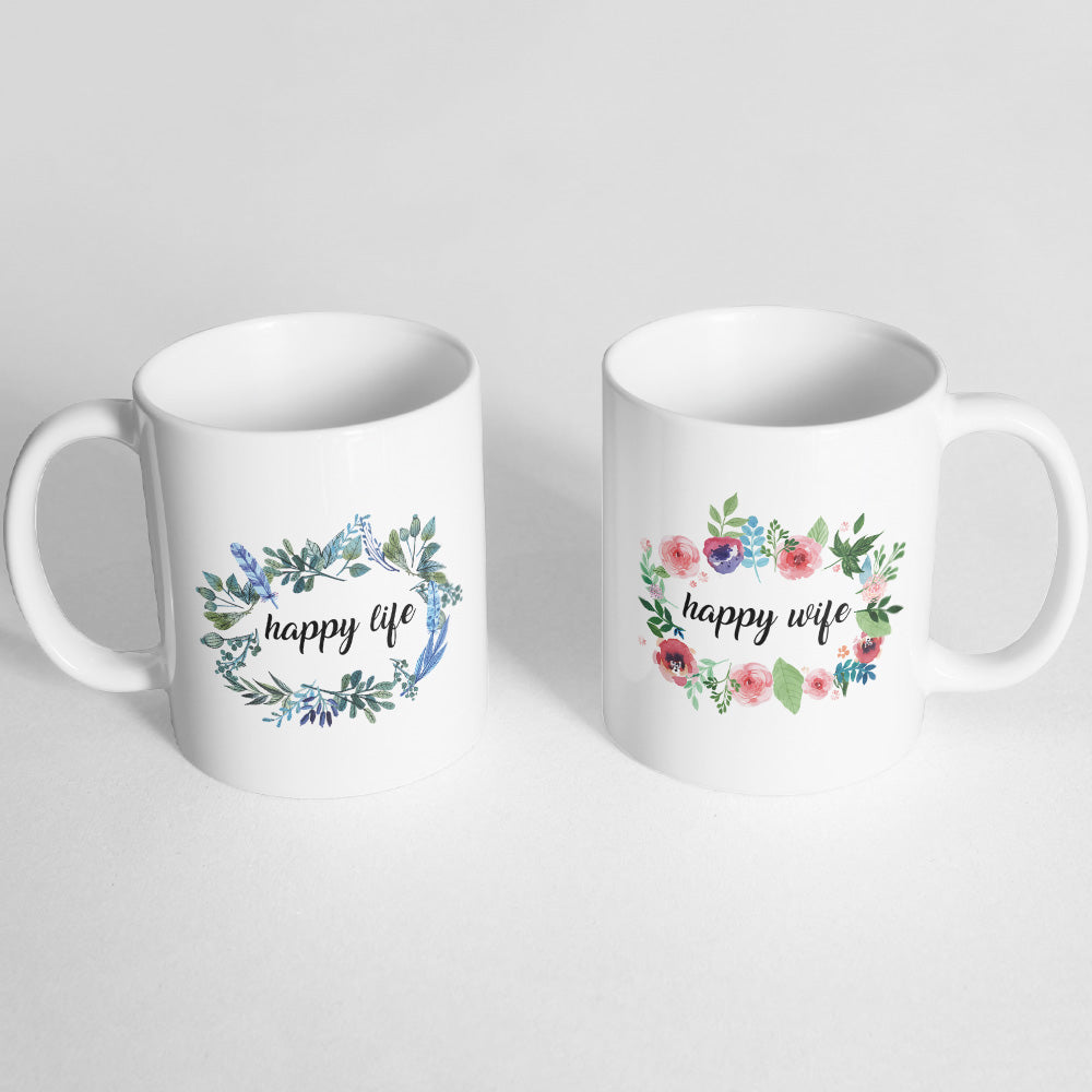 Happy Wife, Happy Life Mugs - Monkey Duo ®