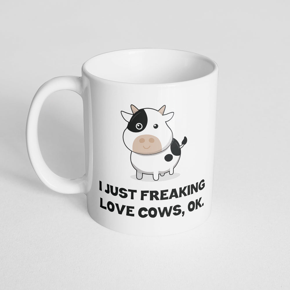I Just Freaking Love Cows, Ok Mug - Monkey Duo ®